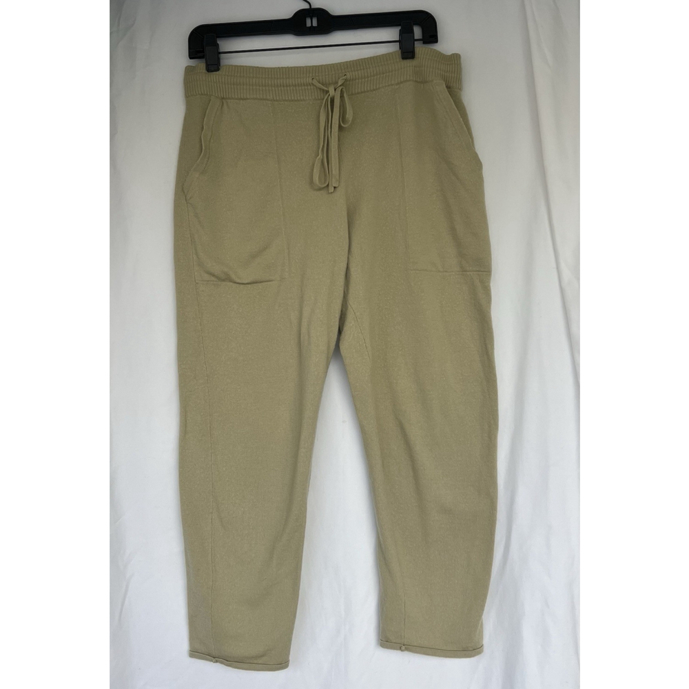 St. John Wool Blend Knit Jogger Pants Women’s Large Lounge Minimalist Luxury